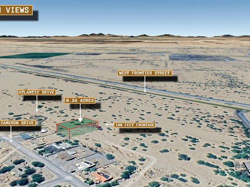 .34 Acre Mountain Views, Utilities : Eloy : Pinal County : Arizona