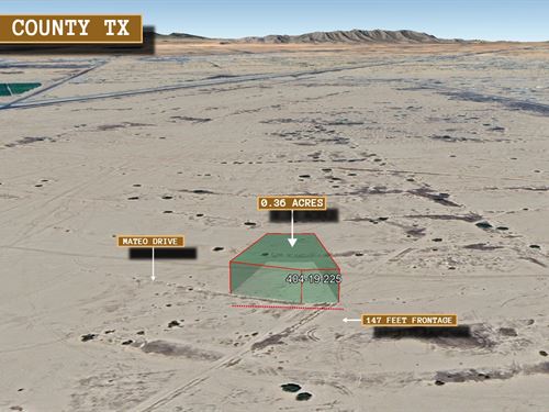 .36 Acre in Eloy, $250/Mo : Eloy : Pinal County : Arizona