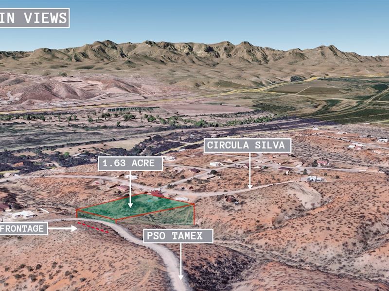 1.63 Acre in Rio Rico, $150/Mo : Rio Rico : Santa Cruz County : Arizona