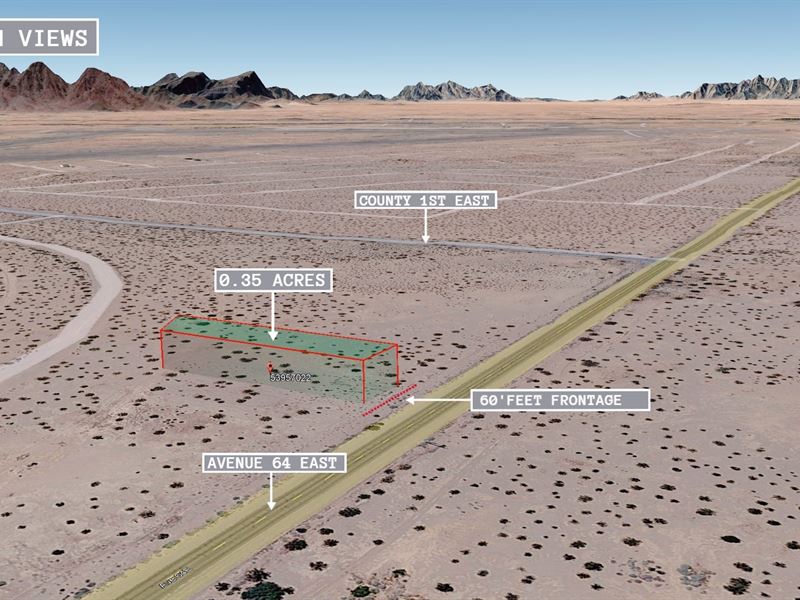 .35 Acre in Dateland, $150/Mo : Dateland : Yuma County : Arizona