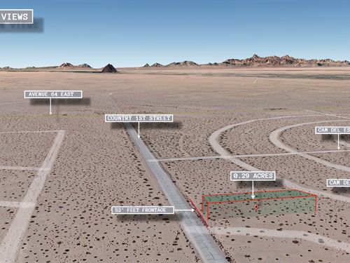 .29 Acre in Dateland, $150/Mo : Dateland : Yuma County : Arizona