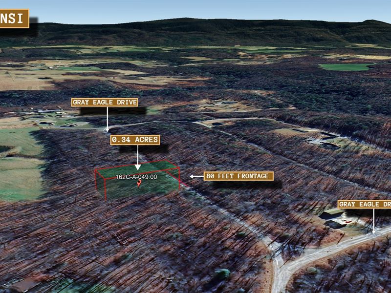 .34 Acre in Crossville, $150/Mo : Crossville : Cumberland County : Tennessee