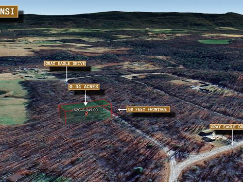 .34 Acre in Crossville, $150/Mo : Crossville : Cumberland County : Tennessee