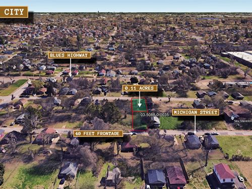 .11 Acre in Memphis, $150/Mo : Memphis : Shelby County : Tennessee