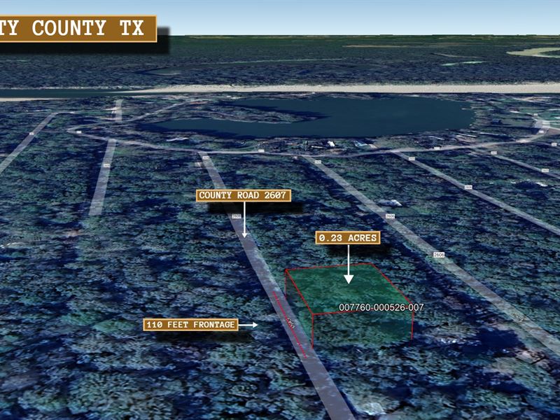 .23 Acre in Cleveland, $150/Mo : Cleveland : Liberty County : Texas
