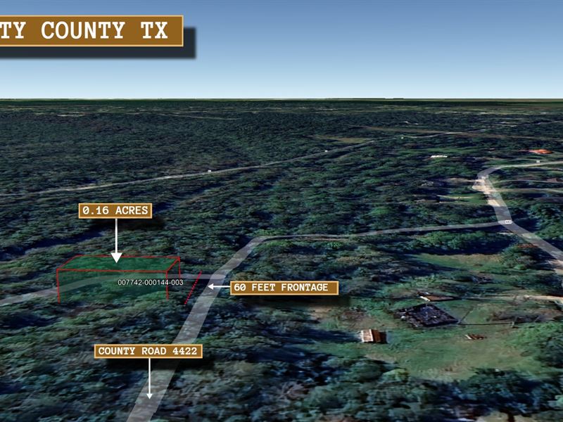 .16 Acre in Dayton, $200/Mo : Dayton : Liberty County : Texas