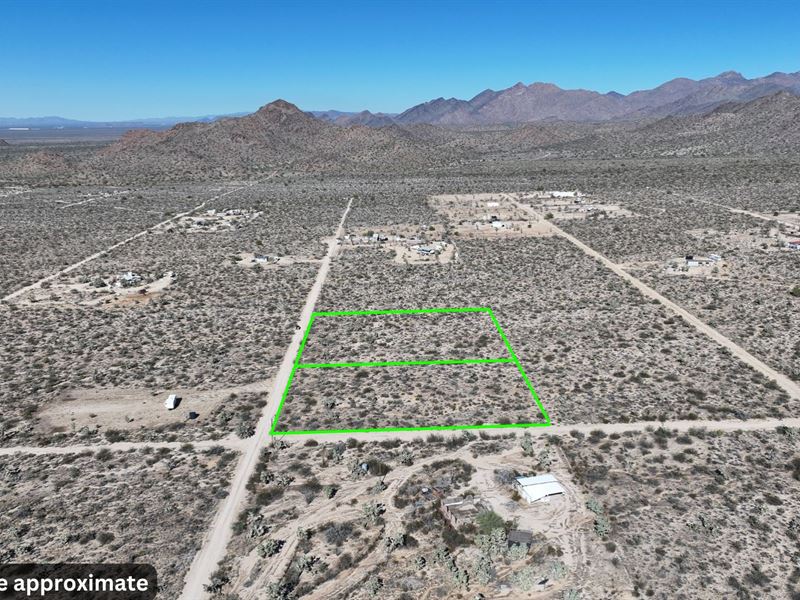Two Adj. Parcels Totaling 4.56 Acre : Yucca : Mohave County : Arizona