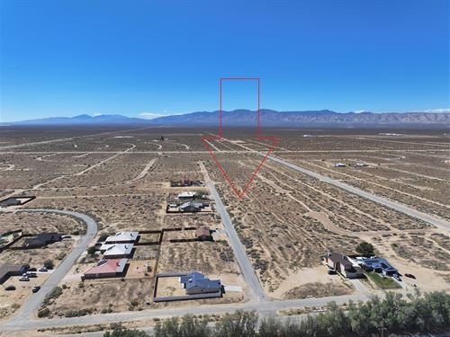 Owner Fi, Paved, Power, Water : California City : Kern County : California