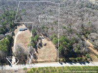 8.42 Acre Wooded Homesite, Woodruff : Woodruff : Spartanburg County : South Carolina