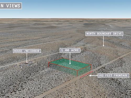 1 Acre, Mountain Views, $150/Mo : Meadview : Mohave County : Arizona
