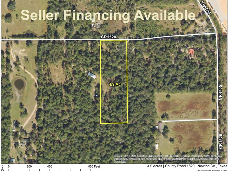 4.9 Acres, County Road 1520 : Warren : Tyler County : Texas