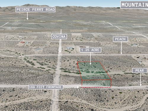 1.25 Acre Mountain Views, $150/Mo : Meadview : Mohave County : Arizona
