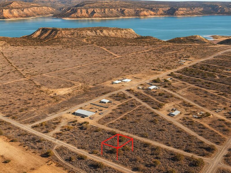 .1 Acre Lake Meredith Views : Fritch : Moore County : Texas