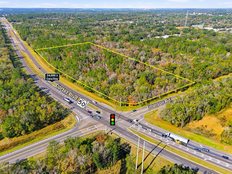 Brooksville 13.74 Acres Vacant Comm : Brooksville : Hernando County : Florida