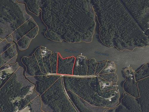 Deep-Water Creekfront Near Icw : Belhaven : Beaufort County : North Carolina