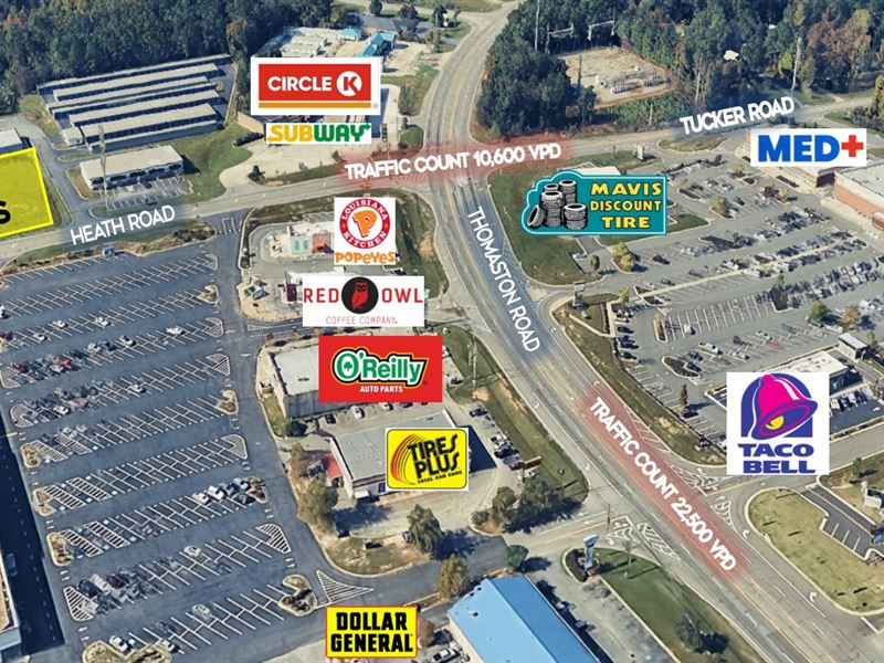 Thriving Commercial Corridor : Macon : Bibb County : Georgia