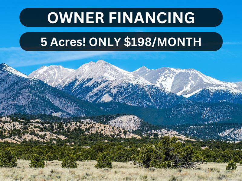 Mountain Land with Scenic Views : Fort Garland : Costilla County : Colorado