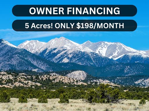 Mountain Land with Scenic Views : Fort Garland : Costilla County : Colorado