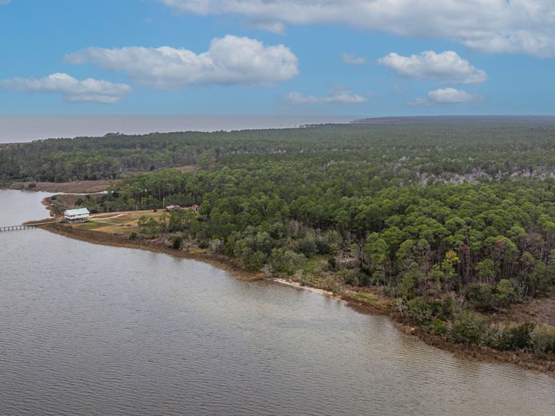 Waterfront Bon Secour River : Bon Secour : Baldwin County : Alabama