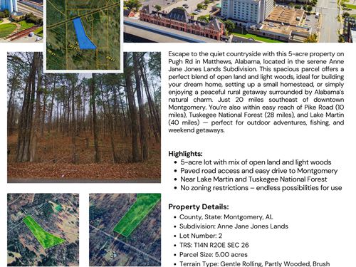 Private Mobile Home Sanctuary : Mathews : Montgomery County : Alabama