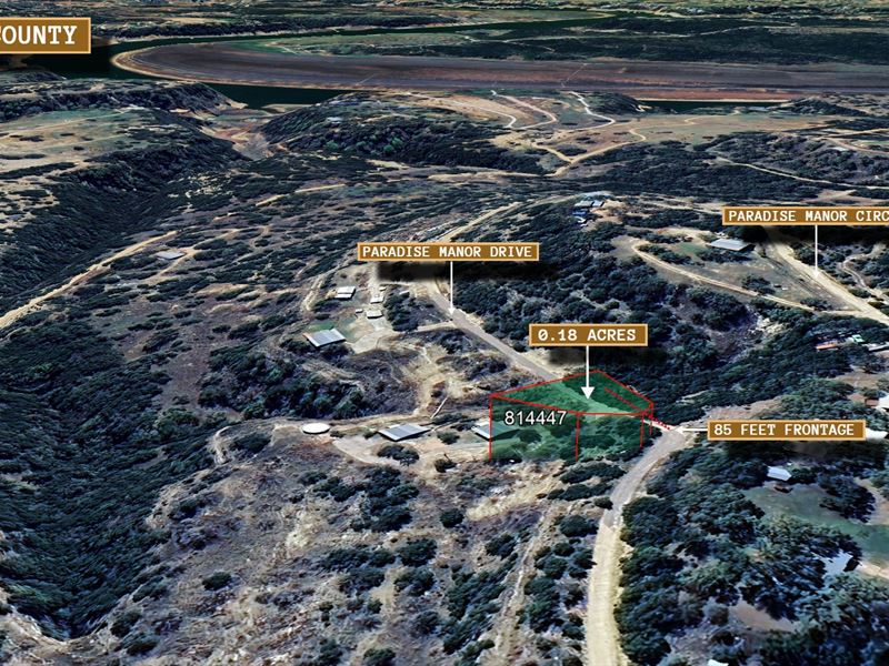 .14 Acre in Marble Falls, $575/Mo : Marble Falls : Travis County : Texas