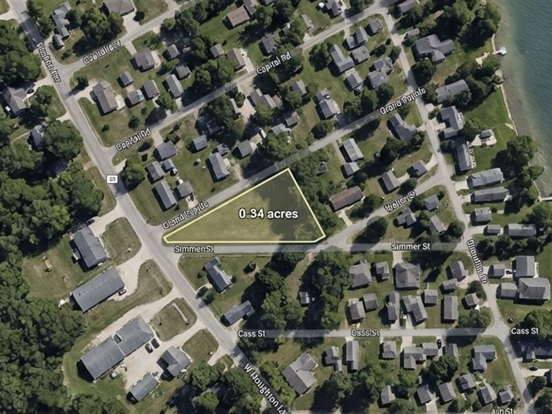 Prime Comercial Corner Lot Near Lak : Houghton Lake : Roscommon County : Michigan