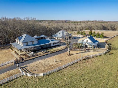 Fully Furnished Estate on 59+ Acres : Commerce : Franklin County : Georgia