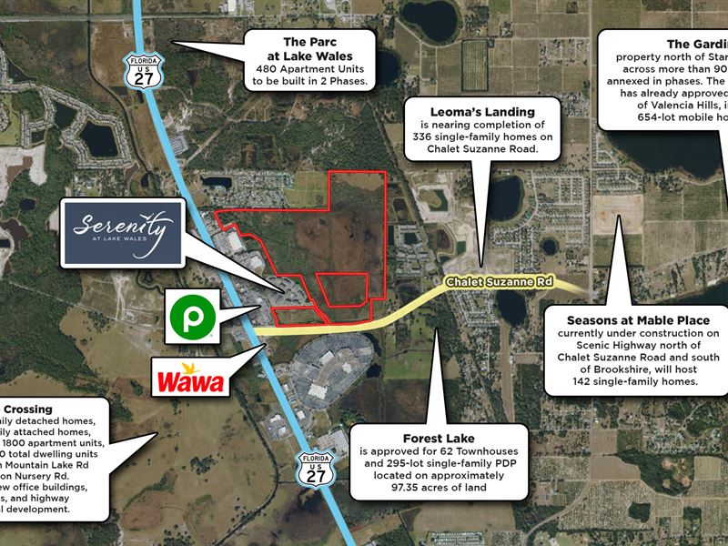 200 Acres Lake Wales Development : Lake Wales : Polk County : Florida