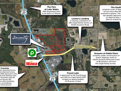 200 Acres Lake Wales Development : Lake Wales : Polk County : Florida