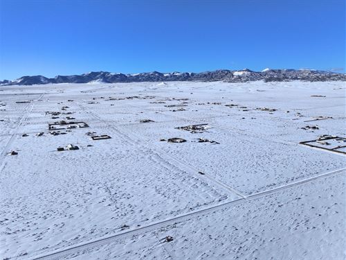 Snow Capped MT as Your Backdrop : Moffat : Saguache County : Colorado