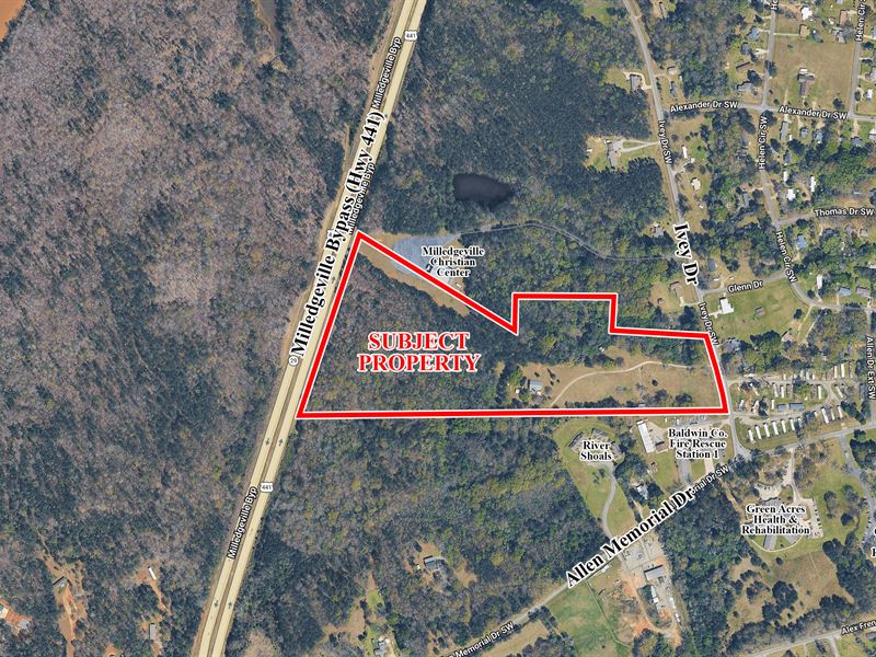 Multifamily Development Tract : Milledgeville : Baldwin County : Georgia