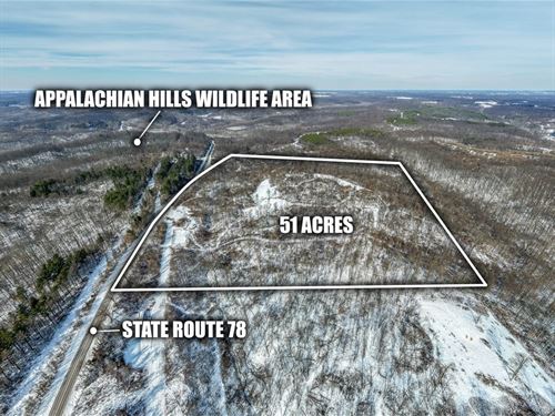 St Rt 78 Auction, 51 Acres : Caldwell : Morgan County : Ohio