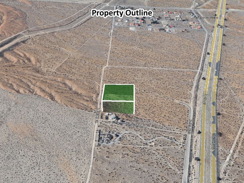 3.05 Acre Residential Land : Desert Hot Springs : Riverside County : California
