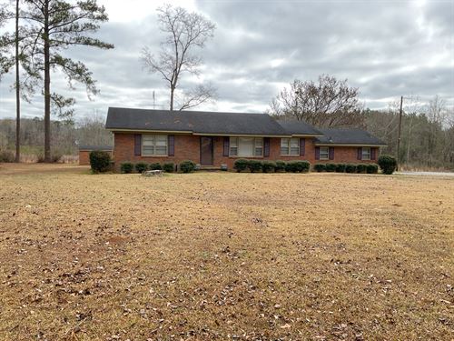 County Line Church Rd House-4 Acr : Honoraville : Crenshaw County : Alabama