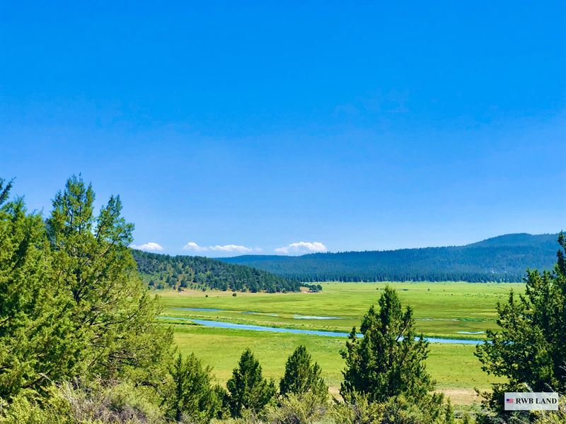 Sprague River Lot with River Views : Sprague River : Klamath County : Oregon