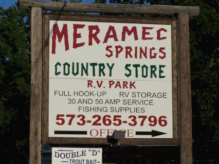 Meramec Springs Country Store : Saint James : Crawford County : Missouri