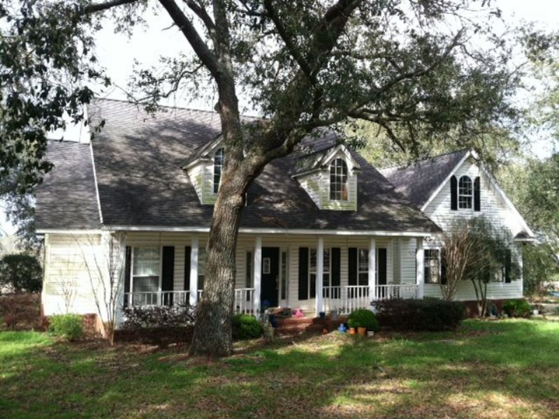 Horse/ Cattle Ranch, Custom Home : Cairo : Grady County : Georgia