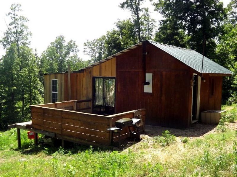 9.6 Acres with Cabin : Vanzant : Douglas County : Missouri