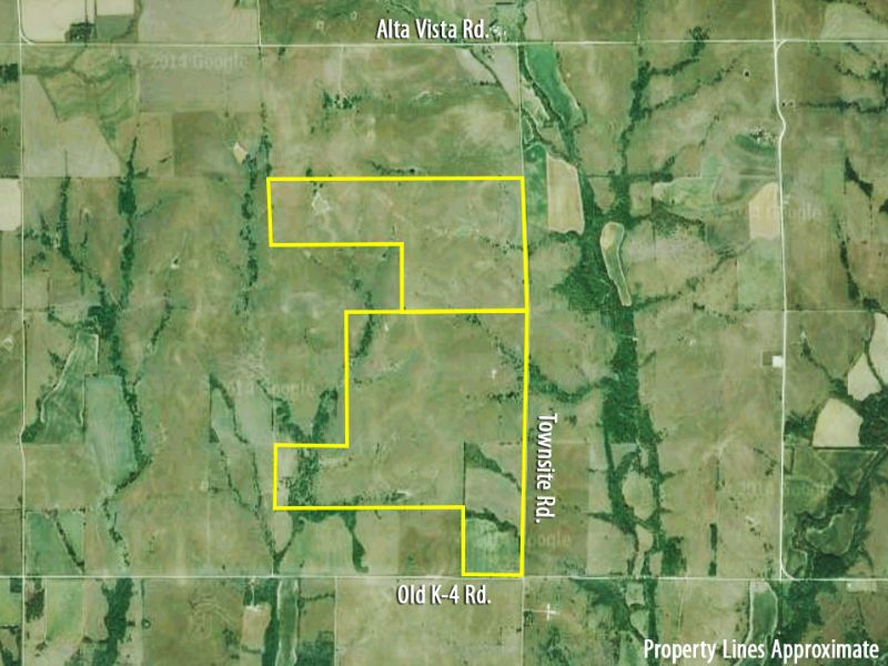 Absolute Land Auction-672 Acres M/l : Alta Vista : Wabaunsee County : Kansas