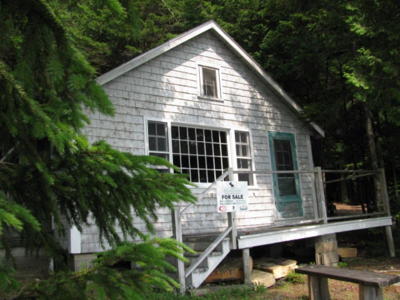 West Lake Camp Land For Sale In Burlington Hancock County Maine 77638 Landflip