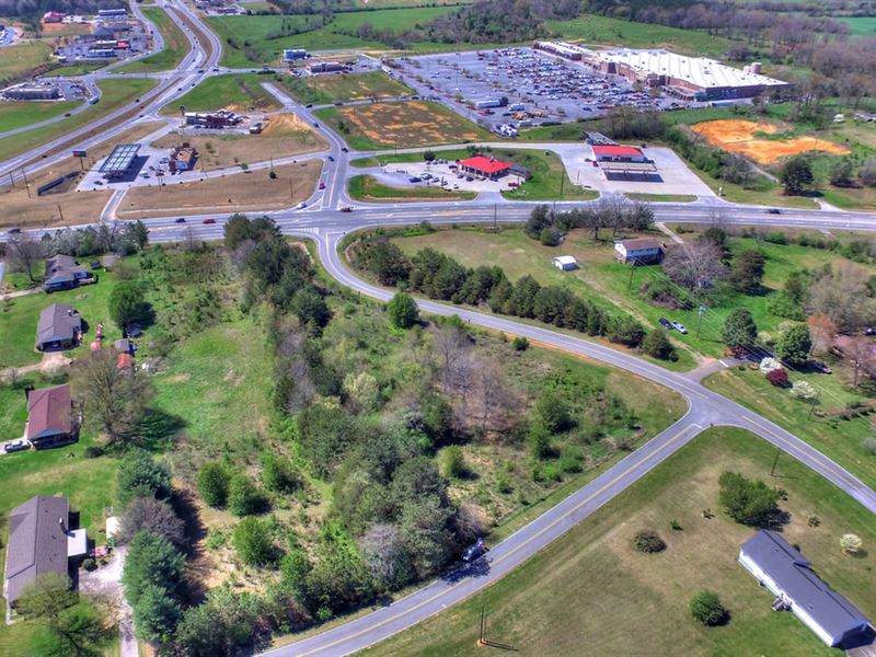 High Visibility Commercial Lot : Rockmart : Polk County : Georgia