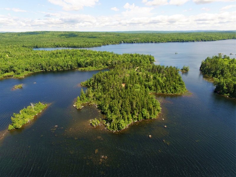 Cathance Lake Peninsula + Island : Cooper : Washington County : Maine