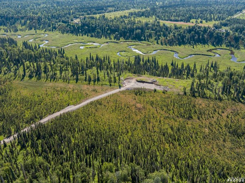 20 Acre Ninilchik River Valley View : Ninilchik : Kenai Peninsula Borough : Alaska