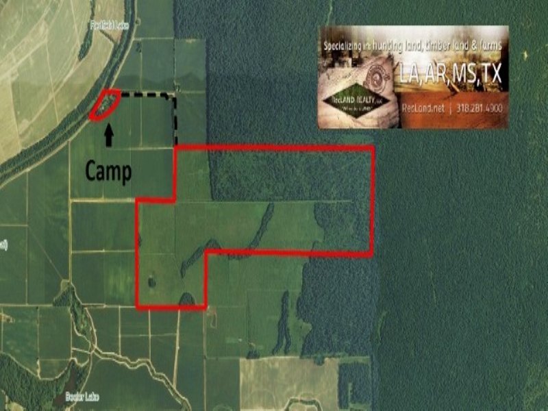 622.00 Acres Hunting Land, CRP : Winnsboro : Franklin Parish : Louisiana