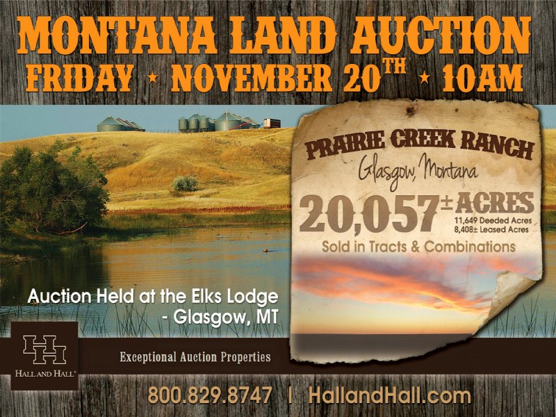 Prairie Creek Ranch : Glasgow : Valley County : Montana